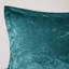 Édredon simple / simple TG avec housse en velours - diamant bleu sarcelle avec coussin décoratif lavable à la machine, fer à repasser à vapeur-127364661-127364666