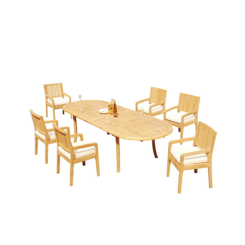 Ensemble de salle à manger Mastin, 10, L 117 po x l 40 po x H 30,5 po