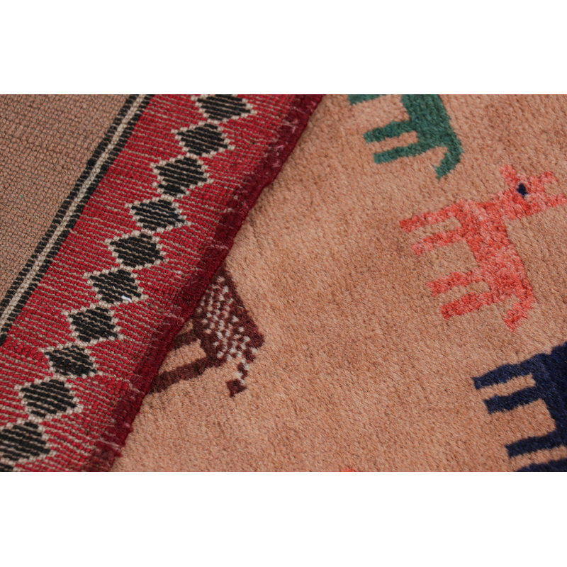One-of-a-Kind 2'9"X3'11" Hand Knotted Area Rug