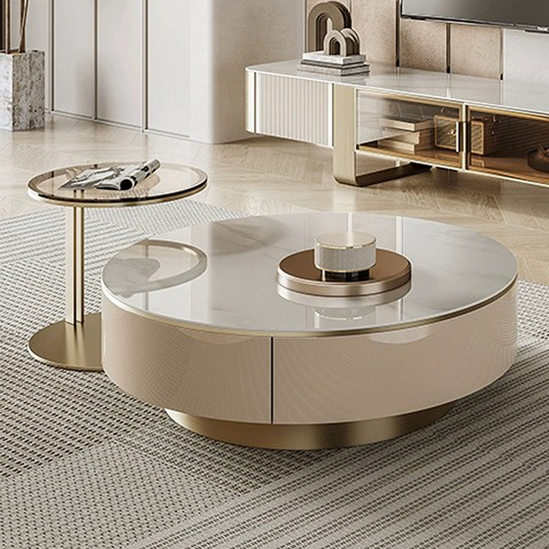 Rock board premium creative simple tea table