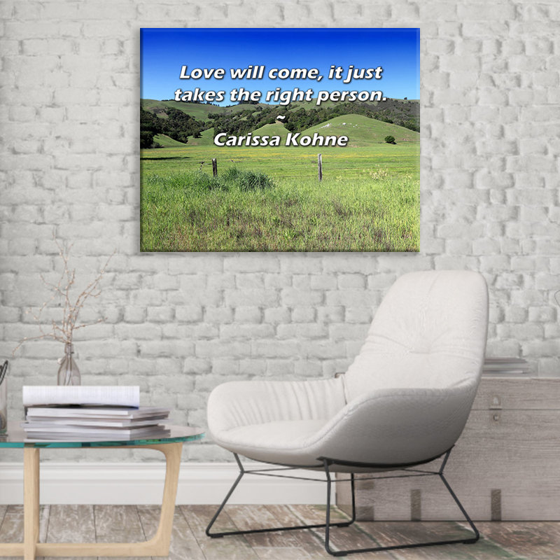 «Artsy Quote» par Carissa Kohne, toile tendue avec châssis, H 28 po x l 40 po