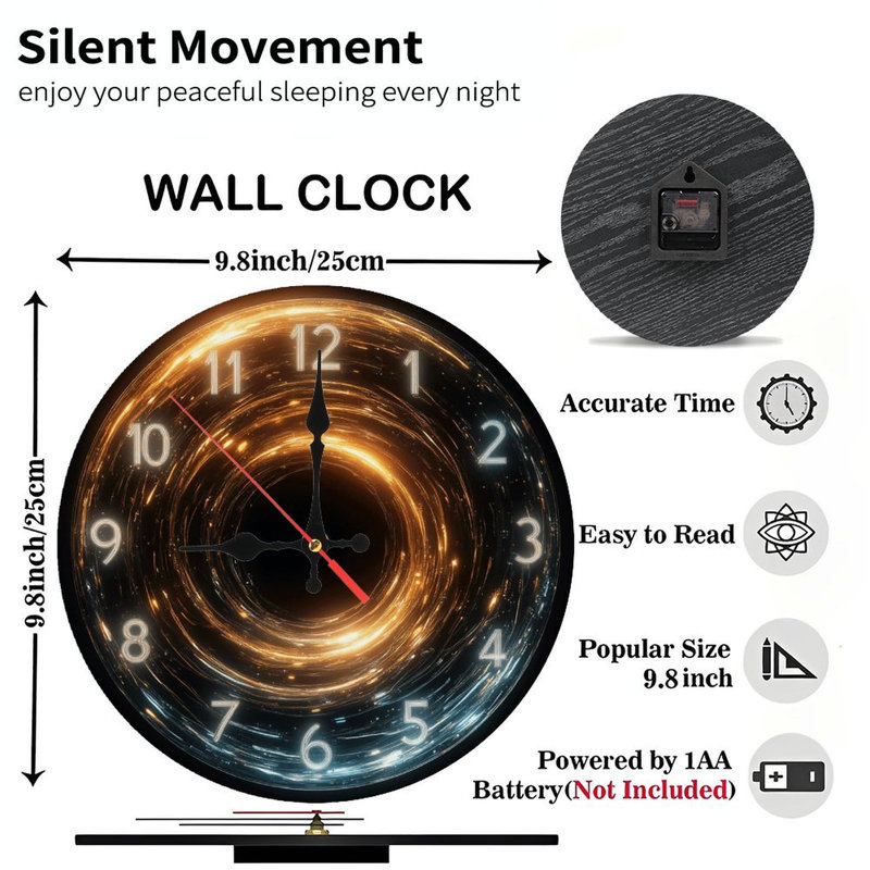 Horloge futuriste