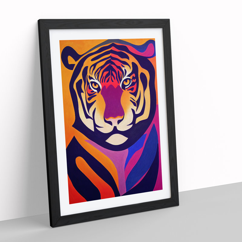 Tiger No - Framed Print