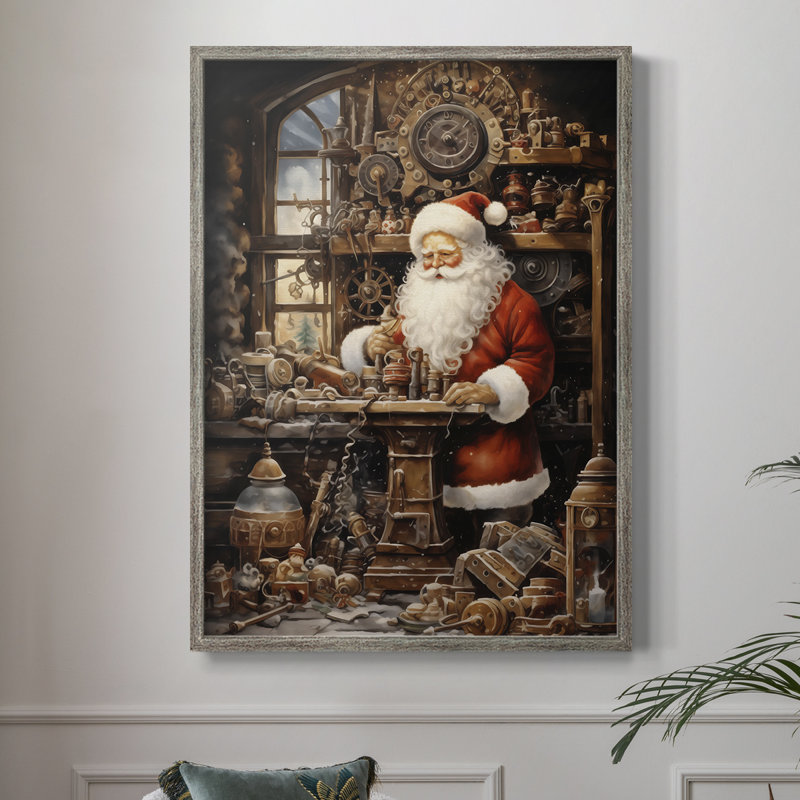 Reproduction d'art encadrée Christmas Christmas, H 11 po x l 9 po