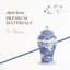 Spode Blue Italian Ginger Jar - Tall Gothic Castle, Blue & White