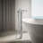 Artifacts Single Handle Floor Mounted Clawfoot Tub Faucet-66797372