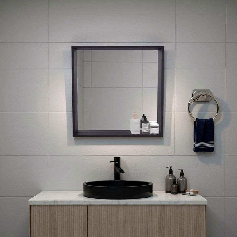 Armoire de toilette murale avec rangement Wenge