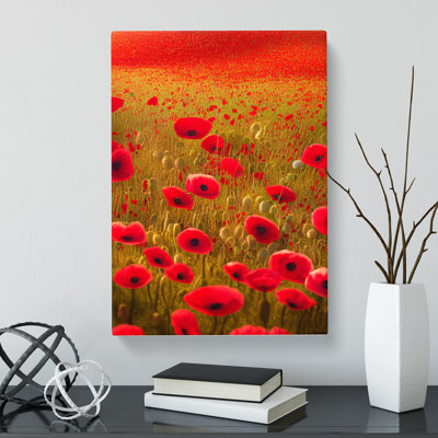 Kerlin Poppy Field Dreams - Wrapped Canvas