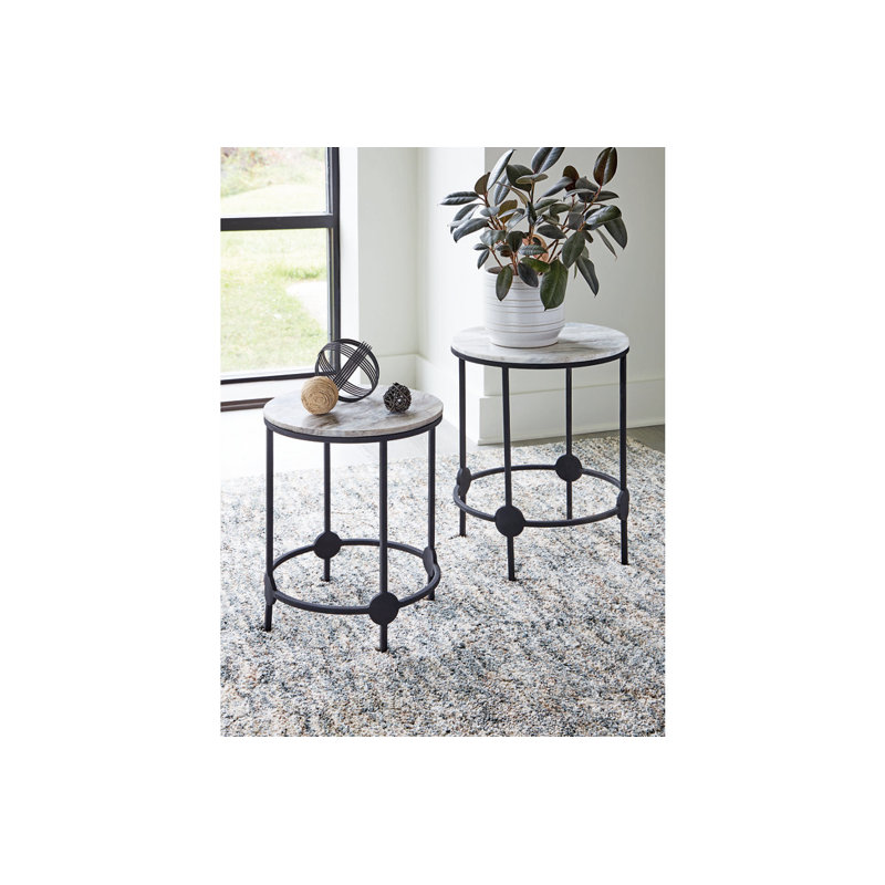 Ensemble de 2 tables d'appoint Daltan