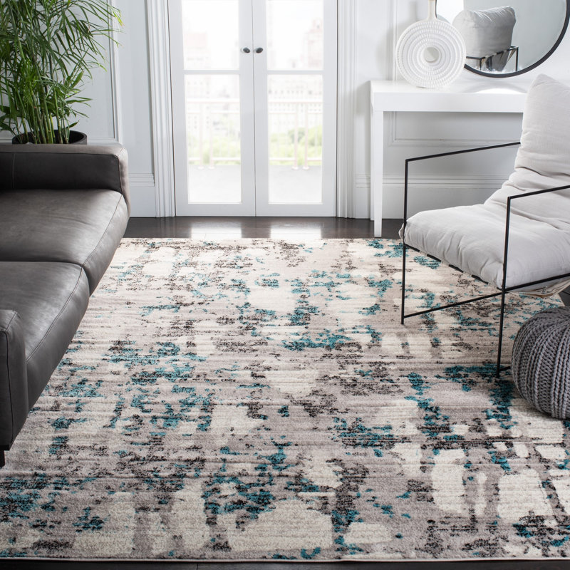 Strasser Performance Abstract Rug, Rectangle 4' x 6'