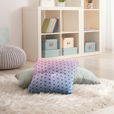 Coussin de plancher hexagonales et triangles