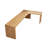 Burlywood L shaped desk,corner desk with Solid Wood-106239368-106239369