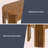 Fluted Solid Wood Console Table - 56 Inch Modern Entryway Table with Storage Shelf - Easy Assembly Living Room Furniture for Behind the Couch, Entryway, or Hallway (Oak)-723672315