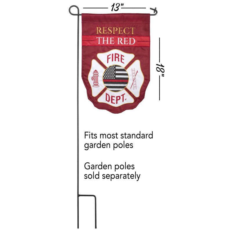 Double Sided 18'' H x 13'' W Polyester Garden Flag