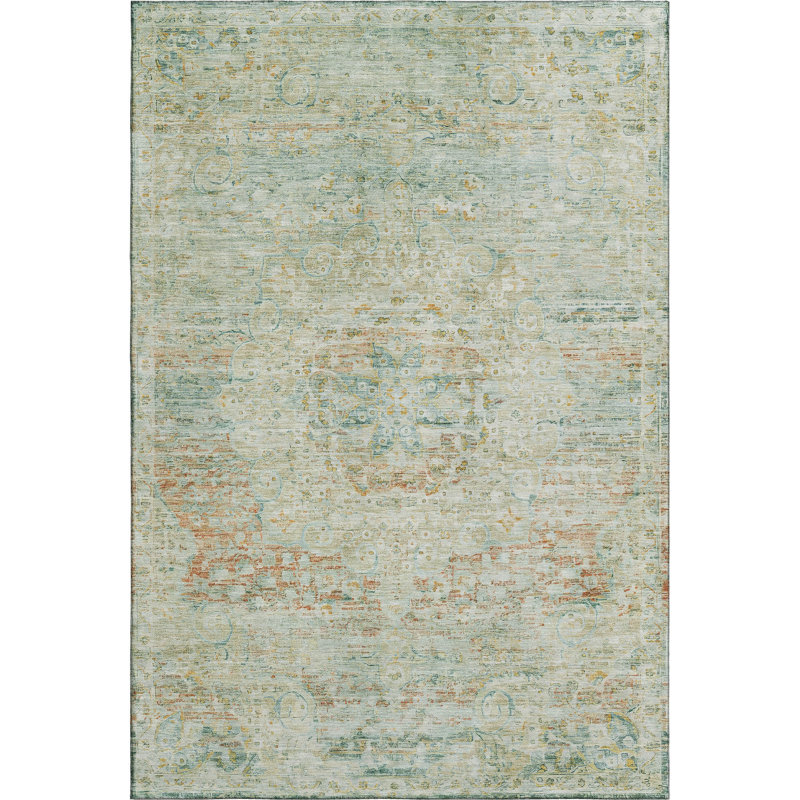 Premium Machine Washable Marasco AMF1636 Global Rug, Rectangle 2'6" x 3'10"