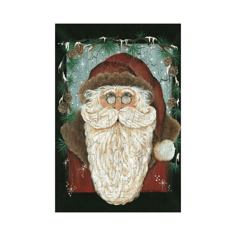 Old World St. Nick - reproduction d'art mural, Toile tendue, Ne s’applique pas, H 26 po x l 18 po