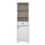 Armoire à linge St. Clair, deux tablettes intérieures, deux tablettes ouvertes-889556665