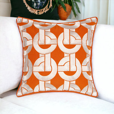  Housse de coussin brodée