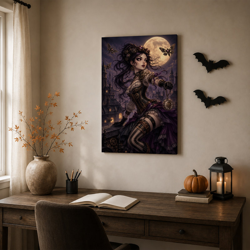 Art mural sur toile Steampunk, H 36 po x l 24 po