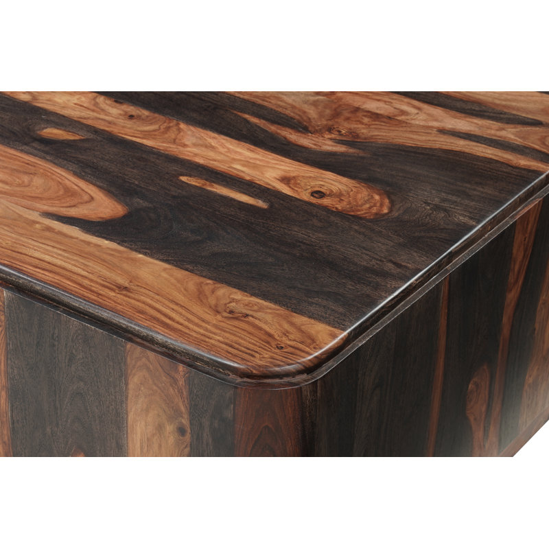 Table basse carrée en bois massif Sheesham