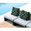 Coussin réversible intérieur / extérieur à imprimé zébré Jules-130444398-130444403