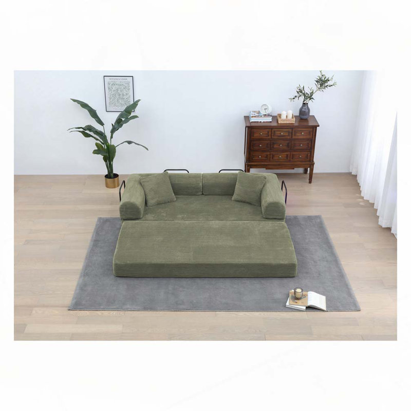 Ebern Designs Convertible Sleeper Sofa Bed ,Folding Mattress Couch ...