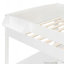 Lit mezzanine double avec bureau pivotant, canapé et lumières DEL-1973165928