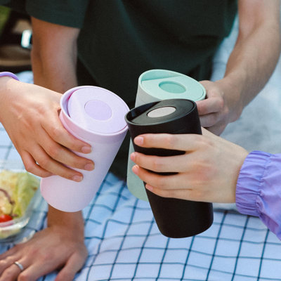 350ml Double Wall Insulated Stainless Steel Travel Mug 