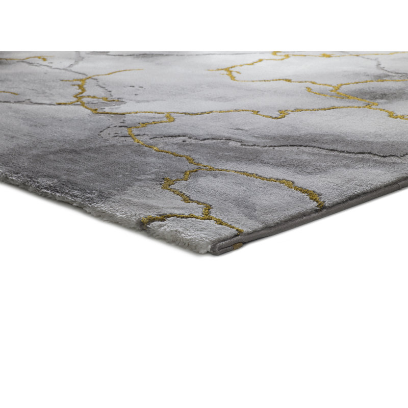 Lindiwe Machine Woven Grey Indoor Rug, Rectangle 120 x 170cm