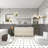 Beyerville 70.9'' Double Bathroom Vanity with Acrylic Top-720467852