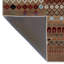 Tapis décoratif moderne multicolore à motifs mixtes brun-beige-1137702160