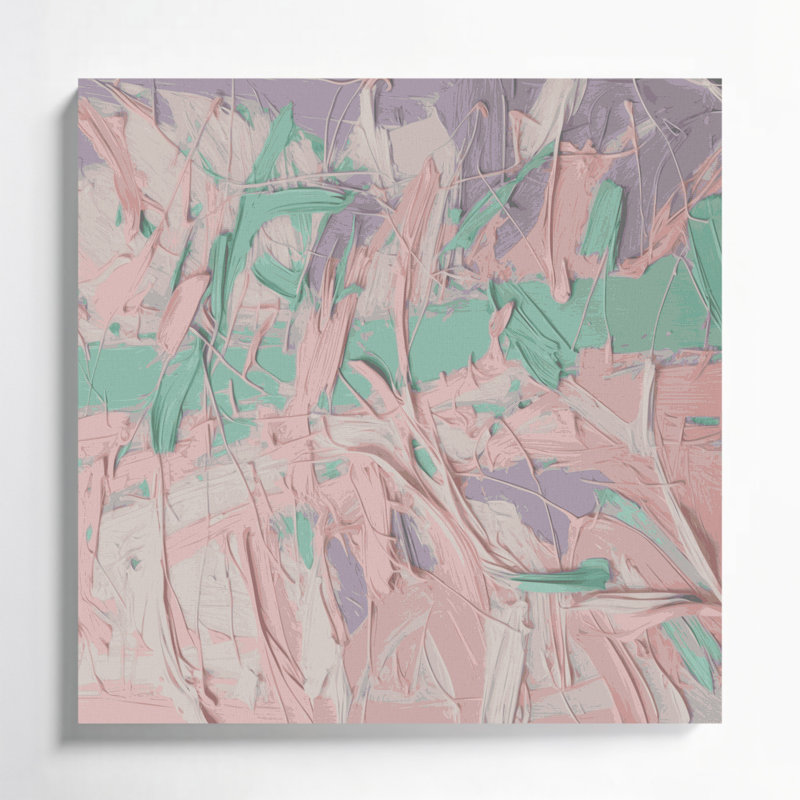 Art mural sur toile Neo Expressionism 86, H 32 po x l 32 po