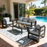 Standalone Product 5 - Person Patio Conversation Set with Cushions
