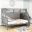 Lit superposé simple au-dessus de double avec 3 tablettes Rasime-104447223