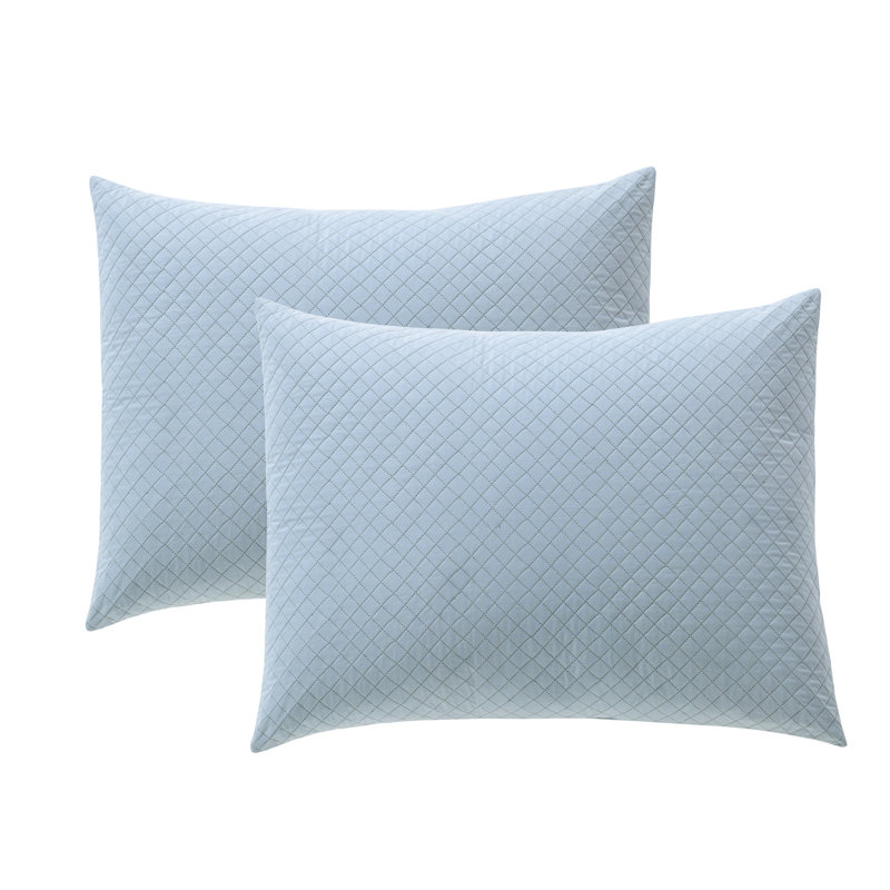 Cotton Sham, Standard, Blue