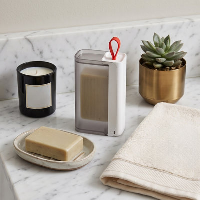 a Storage Portable Travel Soap Box With Hanging Loop Leakproof Soap Container Hollow Drains Soap Holders For Camping Business Trip
