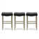 Rexalynn Upholstered Counter Stool with Solid Wood Frame