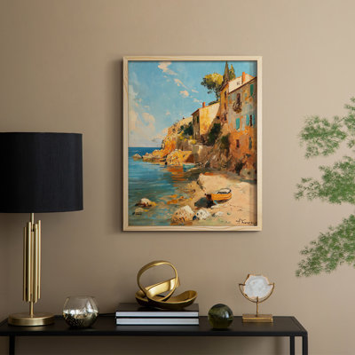 NAUTICAL Series DLXV III, reproduction d'art encadrée - bois massif