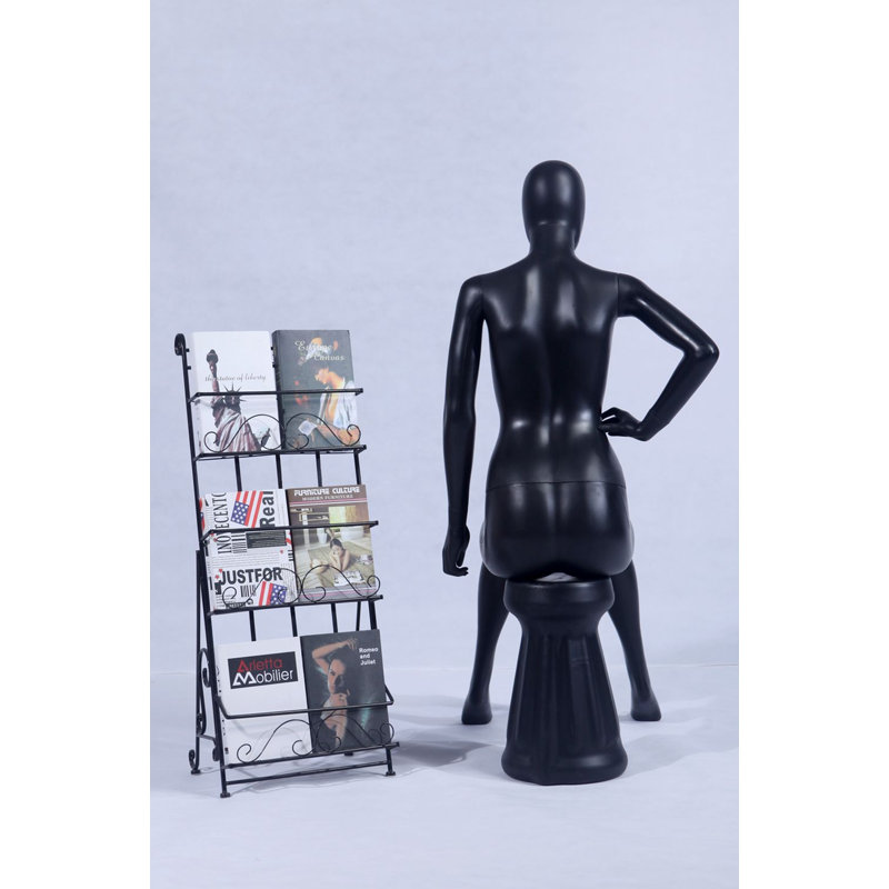 Antesha Statue Decorative Object, Black