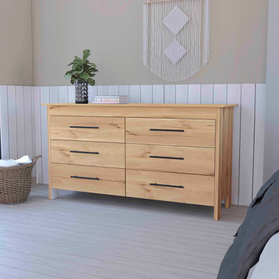 Luxor Six Drawer Double Dresser