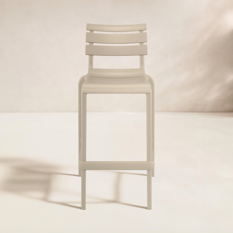 Tabouret de comptoir d'extérieur Ruta, Taupe, 29.50"