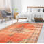 Tapis rouge Crocifissa 5 pi 10 po x 9 pi 2 po Crocifissa