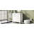 Bathroom Sink Vanity 36" White - Modern Freestanding With Drawers, Ceramic Basin Cabinet Basin, Style-772981906