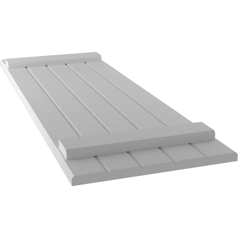 Volets de planche-n-lattes (par paire) Americraft (2 lattes), Apprêté, 17 1/2", 70"