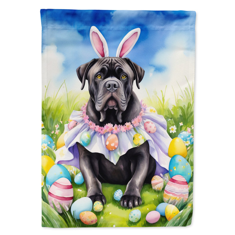 Easter Egg Hunt Double Sided 15.5 in. H x 11.25 in. W Polyester Easter Garden flag