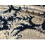 Hand-Knotted High-Quality Navy and Beige Area Rug