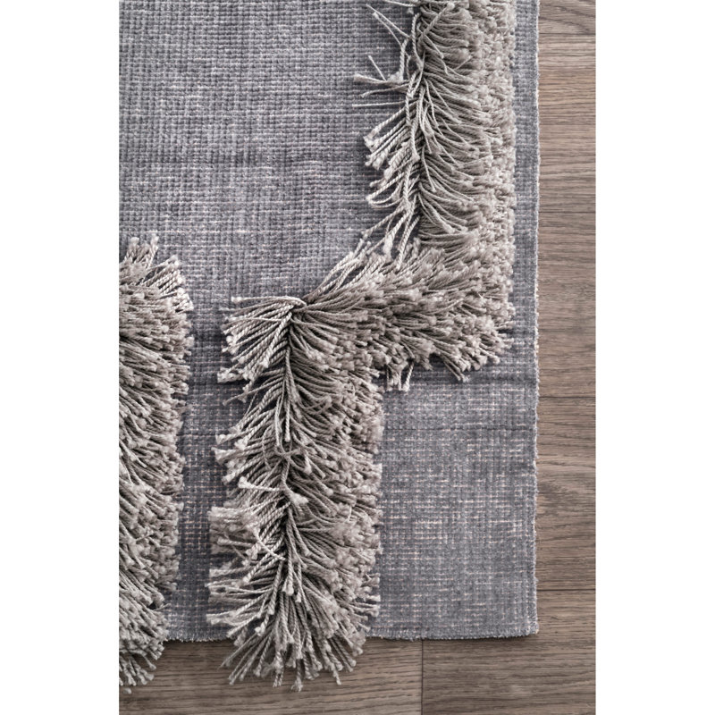 Geometric Indoor Rug, Rectangle 5' x 8'