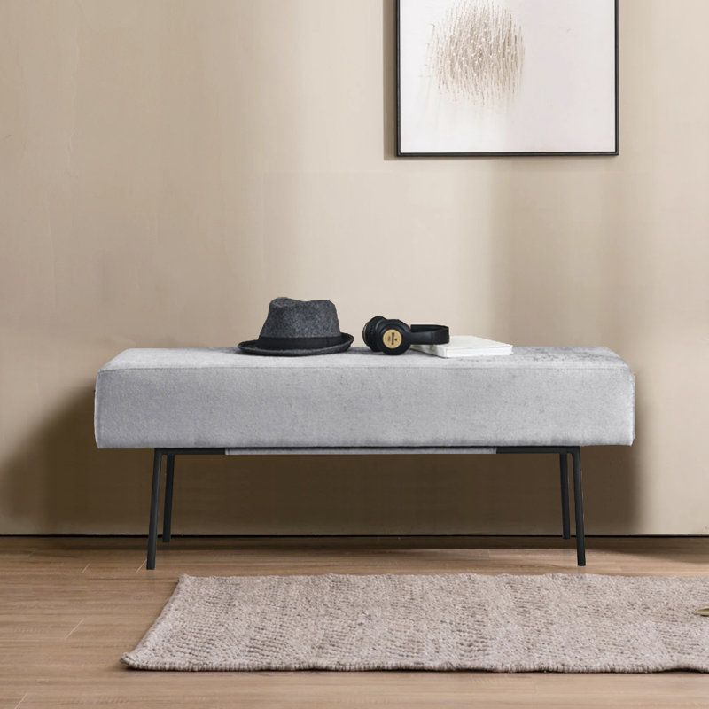 Cineus Chenille Upholstered Bench