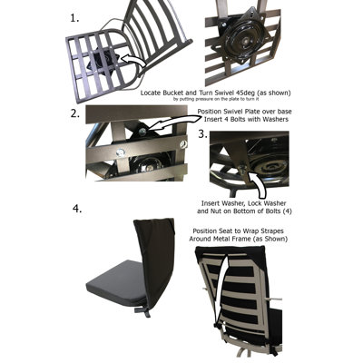 Outdoor Indoor Extra Tall Bar Stool With Arms