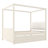 Riviera Princess Canopy Platform Bed with Upholstered Headboard, Trundle & 3 Drawers-122581938-122581941